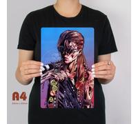Terminator Sarah Connor Metallo Poster 80s Man Cave Skynet Cyberdyne Sistemi