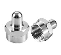 Terminatore coassiale da 75 Ohm, confezione da 2, terminatore tipo RFAdapter F per porte su splitter, amplificatore, cavo coassiale, antenna