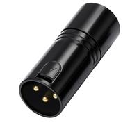 Terminatore XLR/DMX a 3 Pin da 120 Ohm per Connettore Audio di Alta Qualità | 3Pin XLR Terminator Connector 120 Ohm 3-Pin XLR/DMX Terminator Optimal Signal Termination Resistor Audio Converter Connector