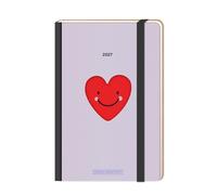 Terminplaner Letterart 2027 Herzsmiley: Terminplaner Hardcover