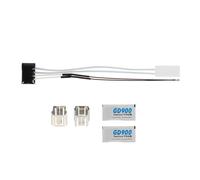Termistore per riscaldatore in ceramica da 48 W/60 W con clip di fissaggio di ricambio per stampante P1P P1S/X1C Accessori per tubi di riscaldamento Riscaldatore in ceramica Assemblaggio Hotend