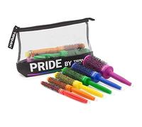 Termix Pack C·Ramic Pride Termix 2020. Comprende 6 Diametri di Spazzola Termica Rotonda C·Ramic in Colori a Bandiera LGTB e una Spazzola a Paletta Pride Detangling Paddle Brush.
