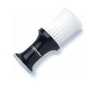 Termix Pennello professionale per talco, colore nero e fibre bianche. Spazzola con fibre morbide per lavorare con la massima pulizia