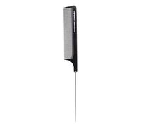 TERMIX - Pettine Professionale in Carbonio con Punta Metallica per Meches e Acconciature | Materiale Antistatico e Resistente al Calore | Precisione nelle Sezioni | Anti Crespo | Finishing Perfetto