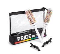 TERMIX - True Colors Pride Edition | Kit di styling con spazzole termiche Ø 23 e Ø 28, 2 pinzette professionali e beauty case | Brushing, volume, movimento e definizione professionale per i capelli
