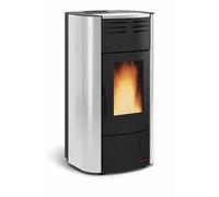 Termo stufa a pellet 5 stelle NORDICA EXTRAFLAME Raffaella Idro H15 5.0 grigio