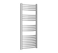 Termoarredo bagno scaldasalviette 45x120 cromo curvo interasse 40 cm