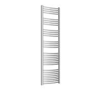 Termoarredo bagno scaldasalviette 60x180 cromo curvo interasse 55 cm