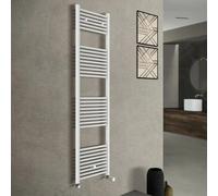 Termoarredo bagno scaldasalviette bianco L 50x180 interasse 45 cm