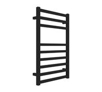 Termoarredo Bagno Scaldasalviette FORMA SQUARE Calorifero Termosifone Nero Opaco