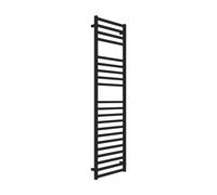 Termoarredo bagno scaldasalviette forma Square calorifero termosifone nero opaco - : , CONFEZIONE: 1 pz., Misure: H1800xL500xI470 mm, Finitura-: Nero