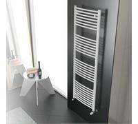 TERMOARREDO CORDIVARI lisa 22 Termosifone Bagno SCALDASALVIETTE BIANCO CURVO