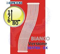Termoarredo design CASSIOPEA Idropolis BIANCO - H180 dx