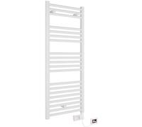 Termoarredo elettrico Lazzarini E-Bormio 1200mm 500W bianco 389950