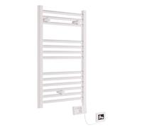 Termoarredo elettrico Lazzarini E-Bormio 800mm 300W bianco 389949