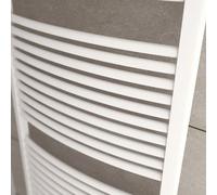 TERMOARREDO LAZZARINI MOD.SANREMO H1420 BIANCO CURVO (INTERASSE 40,45,50,55)