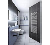 Termoarredo scalda salviette mod. san remo bianco diritto h 1703 l 600 Lazzarin