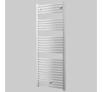 TERMOARREDO SCALDA SALVIETTE MOD. SAN REMO BIANCO CURVO H 1703 L 500 LAZ...