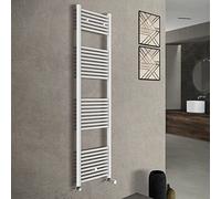 Inbagno Termoarredo bagno scaldasalviette L bianco 50x180 cm interasse 45 cm
