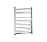 Termoarredo Scaldasalviette Bianco cm 80 X 60 Tubi in Acciaio Orizzontali 457W Elena Radiatore D'arredo Idraulico