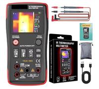 Termocamera 2 in 1 AC/DC Corrente Tensione Multimetro Telecamera IR da -20℃ a 550℃ Riscaldamento a pavimento Ispezione elettronica
