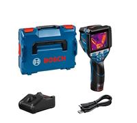 Bosch Professional Termocamera con sistema 12 V GTC 600 C (1 batteria da 12 V, con funzione app, intervallo di temperatura: da -20 °C a +600 °C, risoluzione: 256x192 px, in L-Boxx)