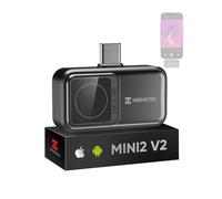 Termocamera HIKMICRO Mini2 V2 per Android/iOS, risoluzione IR 256×192, telecamera termica, SuperIR 512×384, supporta iPhone 15/16, 25Hz, porta USB-C/Lightning(Nessun accessorio)