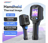 Termocamera industriale NOYAFA NF-524 -10~400 ℃ Strumento di ispezione automobilistica per perdite di condutture termocamera per telecamera per imaging termico