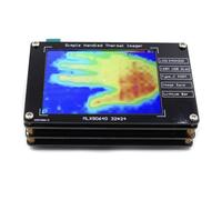 Termocamera portatile MLX90640 con schermo LCD da 2,8 pollici per misurazione della temperatura senza contatto, gamma da -40 ℃ a 300 ℃, frequenza di aggiornamento 8Hz