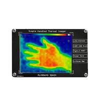 Termocamera, Termocamera a infrarossi Array Sensore di temperatura 7M Distanza rilevamento più lontana Telecamera termica a da -40 ℃ a 300(90640-2.8inch)