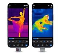 Termocamera Thermal Master P2 Telecamera Termica Smartphone Android Risoluzione Super IR 512x384, da -20 a 600℃ ±1,5℃ Precisione Termocamera a infrarossi con custodia protettiva Zoom 15x