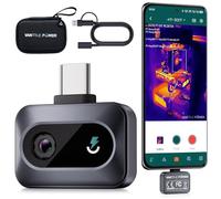 Termocamera VANTRUE POWER TS1, per Android/PC Windows, SuperIR 512x384 | da -20℃ a 550℃,USB-C, 25HZ, 40mK, Zoom 15x, Telefono/Tablet/PC, ideale per Casa & HVAC & Elettrico, Telecamere Termiche ±2 ℃