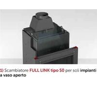 TERMOCAMINO A LEGNA CTM BASIC ECO FULL LINK PORTA AD ANTINE