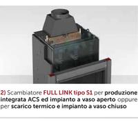 TERMOCAMINO A LEGNA CTM BASIC ECO FULL LINK PORTA AD ANTINE