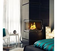 Termocamino a legna KRATKI MAJA Sinistra 8 kW Ø 180