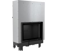 Termocamino a legna KRATKI MBA 17 kW Ø 200 porta sollevabile rivestimento in thermotec