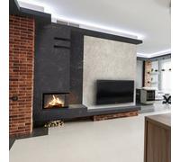 Termocamino a legna KRATKI MBM destra 12 kW Ø 180