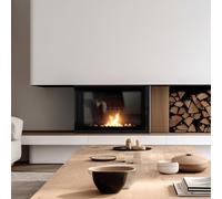 Termocamino a legna KRATKI MBM Sinistra 12 kW Ø 180