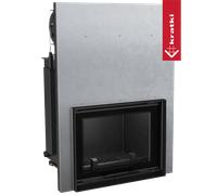 Termocamino a legna ZUZIA 12 kW Ø 200 porta