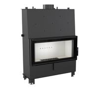 Termocamino a legna LUCY 20 kW Ø 200 porta a chiusura