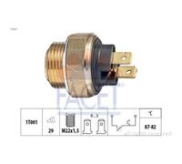 Termocontatto Ventola Radiatore Facet 7.5017 Made In Italy - Oe Equivalent per