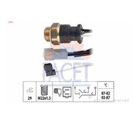 Termocontatto Ventola Radiatore FACET - 7.5602