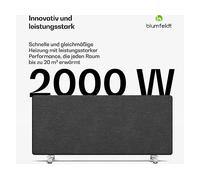 Blumfeldt ThermaTouch 2000W 20m² Termoconvettore Grigio scuro