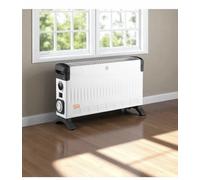 TERMOCONVETTORE DA PAVIMENTO VINCO "TIMER&TURBO" BIANCO 2000 W - COD. 70508