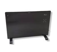 Termoconvettore design pannello in vetro temperato 2000 W Termovetro NIKLAS