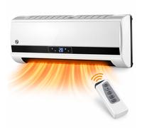 Termoconvettore Elettrico da Parete 2000W con Telecomando Timer 24H Display Led