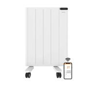 TERMOCONVETTORE MELLERWARE Comfy WiFi Small, Convezione, Sì, programmabile 24/7, con termostato regolabile, Potenza 1000 W, 4 livelli di calore, Funzione Antigelo integrata, Telecomando, Bianco