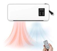 Termoconvettore Stufa Elettrica DA PARETE con Telecomando Caldo / Freddo Bagno