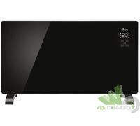 TERMOCONVETTORE STUFETTA A MURO TERRA TERMOVETRO NERO 2000W MODERNO TELECOMANDO