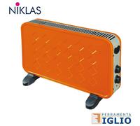 Termoconvettore Termoventilatore Stufa Elettrica 2 Potenze 2000W Termostato Reg. [EEK: A]